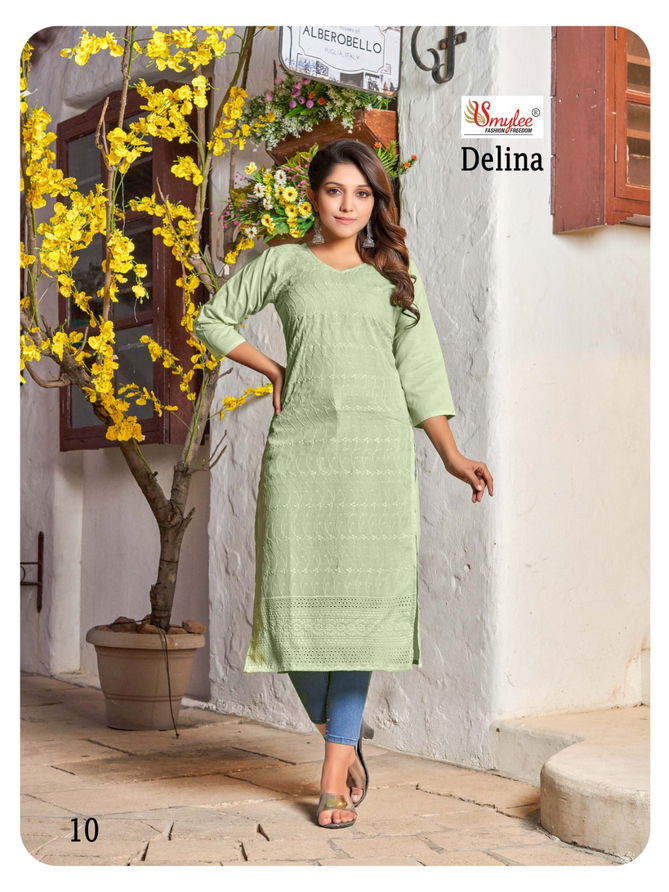 Rang Delina Regular Wear Wholesale Designer Kurti Catalog